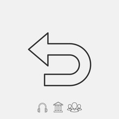 redo icon vector illustration symbol