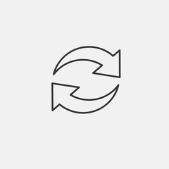 refresh icon vector illustration symbol