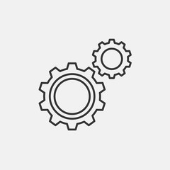 settings icon vector illustration symbol