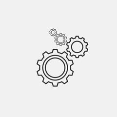 settings icon vector illustration symbol