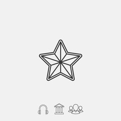 star icon vector illustration symbol