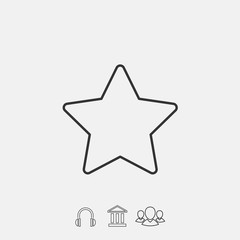 star icon vector illustration symbol