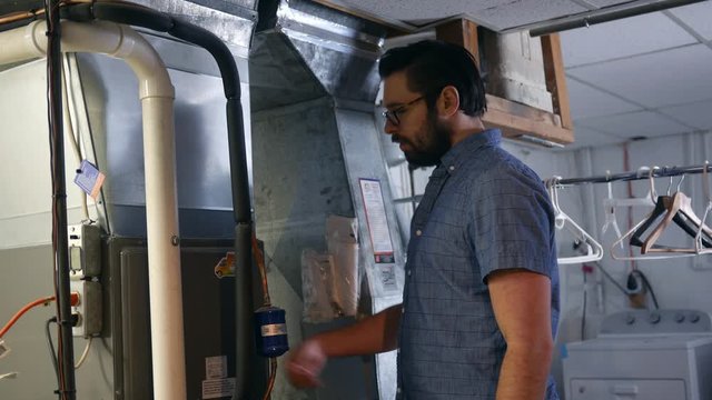 A homeowner is puzzled and frustrated over why his furnace is't working