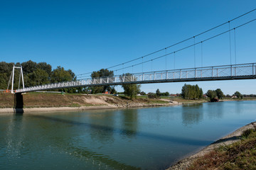 Bridge over canal Drava