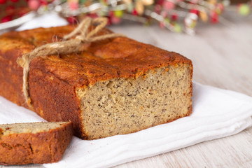 Loaf of Banana Bread Gluten Free