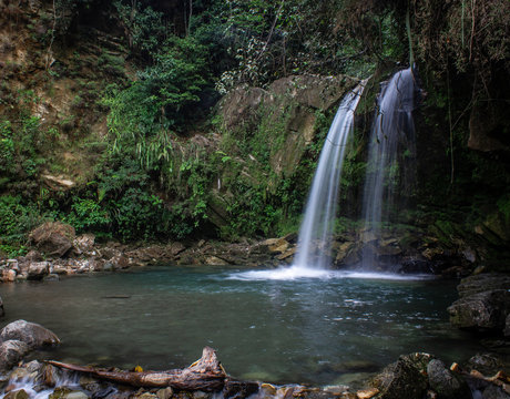 waterfall in forest
