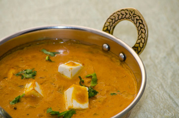 Indian Foods on the table. The typical food idea of India is curry with so much spices.
