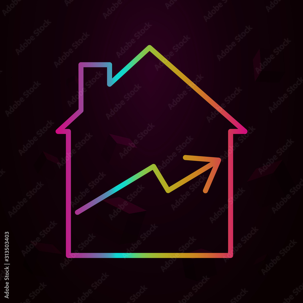Poster hospital nolan style icon. simple thin line, outline vector of building landmarks icons for ui and u