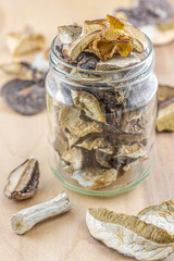 Dried porcini mushrooms