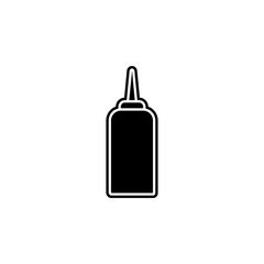 mustard icon. Simple glyph, flat vector of kitchen icons for ui and ux, website or mobile application