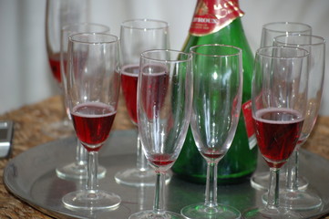 Champagne celebrations with special people