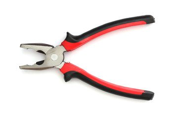 pliers tool on the white background