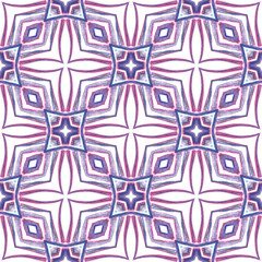 Ethnic Surface. Hand Drawn Painted. 