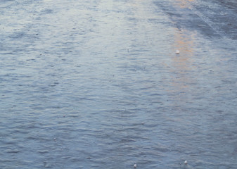 view of ice way in first day of new year 2020