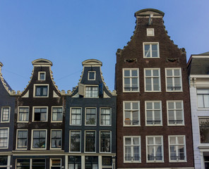 Fototapeta na wymiar Dutch Buildings in Amsterdam