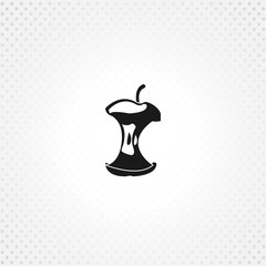 apple icon on white background