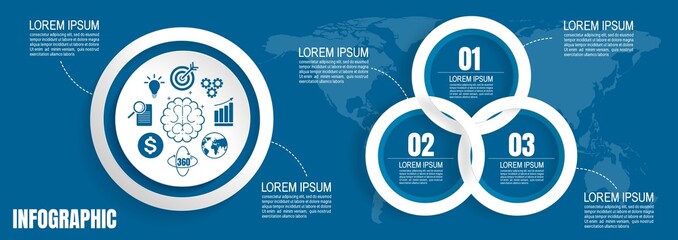 infographic business data, process chart design template for presentation. abstract timeline elements, vector illustration, EPS10.