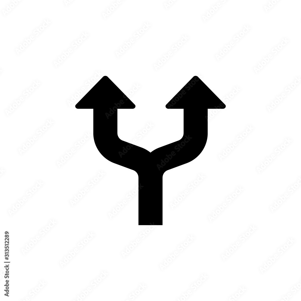 Poster arrow up icon. simple pointer icons for ui and ux, website or mobile application