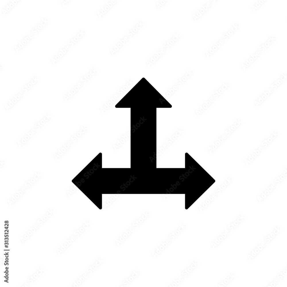 Poster arrow direction icon. simple pointer icons for ui and ux, website or mobile application