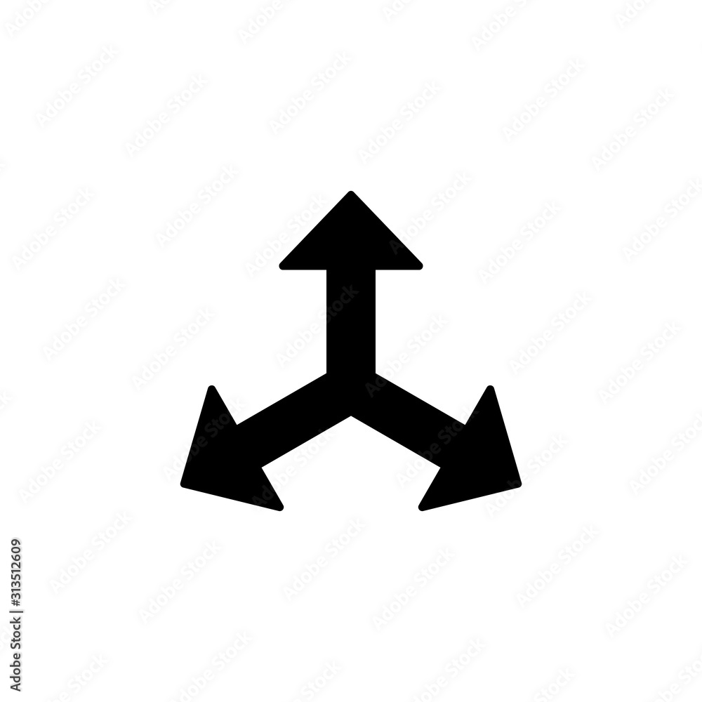 Poster arrow moving icon. simple pointer icons for ui and ux, website or mobile application