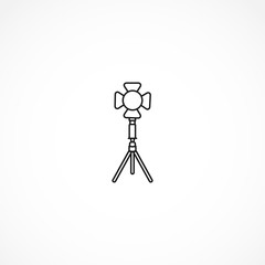 Spotlight icon on white background