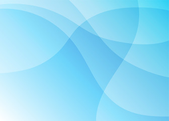 Abstract blue wave vector background layer