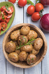 Home made roasted potato
