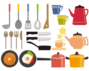 調理器具　フライ返し　おたま　しゃもじ　鍋　カトラリー　セット