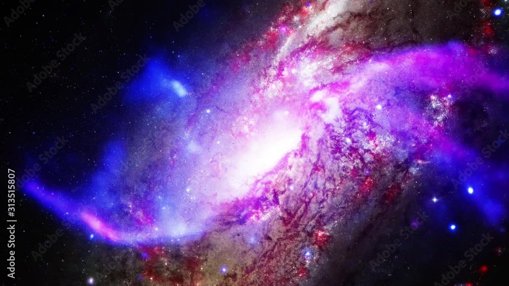 Sticker bright galaxy heart with infinite number of flying stars falling in the center. contains elements fu