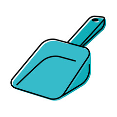 shovel mascot care element icon