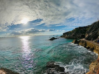 sea and rocks