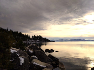 Scenic overlook of Memorial Point , Lake Tahoe Nevada