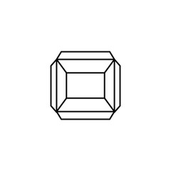 Box opened icon. Simple line, outline vector of packaging icons for ui and ux, website or mobile application