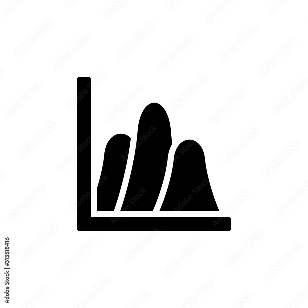Poster chart diagram icon. simple business performance icons for ui and ux, website or mobile application