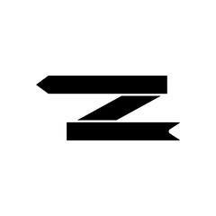 Ribbon icon. Simple decoration band icons for ui and ux, website or mobile application