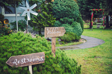 rustic wood signs