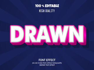 Obraz premium modern styled 3D trendy font and alphabet for poster, sticker