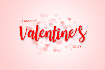 Happy valentine's day background.