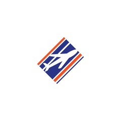 Fototapeta premium Plane Travel logo vector