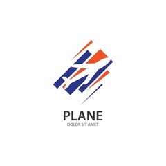 Plane Travel logo vector