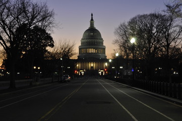 View of Capitol Hill in Washington DC