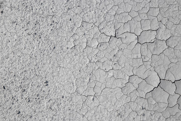 Dried cracked clay texture