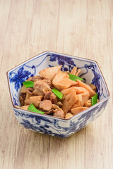 鶏肉と筍の煮物