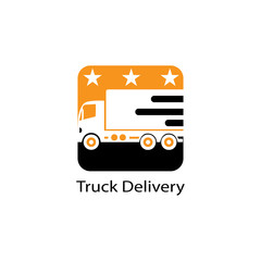 Truck icon ilustration vector template