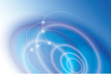 Blue and white wave abstract illustration, soft design