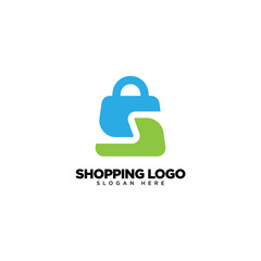 Letter S on Shop Logo Design