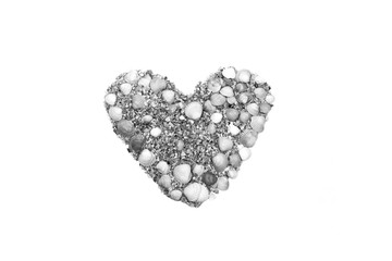 for Valentine's day image of a heart made of shells