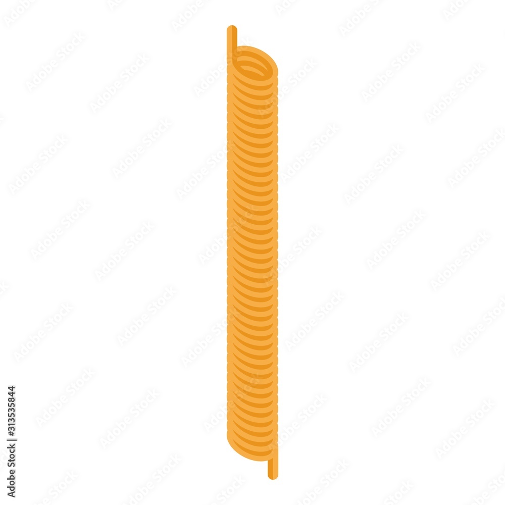 Poster wire coil icon. isometric of wire coil vector icon for web design isolated on white background