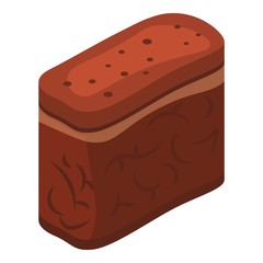 Meat steak icon. Isometric of meat steak vector icon for web design isolated on white background