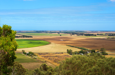 Fototapeta na wymiar South Australia landscape. View from Mount Schank.